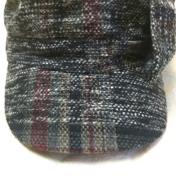 Tickled Pink Tweed Newsboy Cap w Bow - Picture 6 of 10